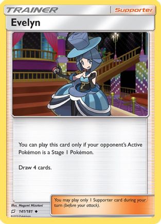 Evelyn (141/181) [SM  Team Up] Reverse Holofoil - Uncommon