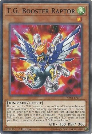 T.G. Booster Raptor (Common) (SAST-EN010) - Savage Strike Unlimited