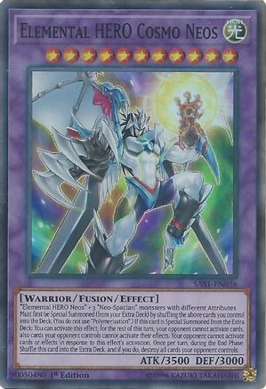Elemental HERO Cosmo Neos (Super Rare) (SAST-EN036) - Savage Strike Unlimited