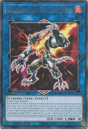 Salamangreat Sunlight Wolf (Rare) (SAST-EN048) - Savage Strike 1st Edition