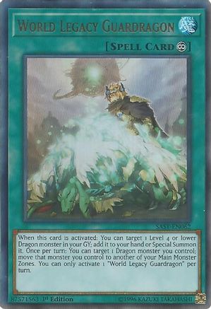 World Legacy Guardragon (Ultra Rare) (SAST-EN062) - Savage Strike 1st Edition