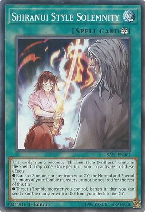 Shiranui Style Solemnity (Common) (SAST-EN064) - Savage Strike 1st Edition