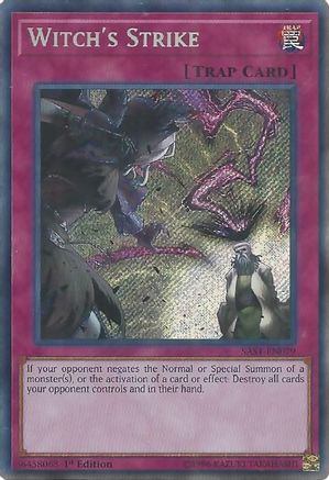 Witch's Strike (Secret Rare) (SAST-EN079) - Savage Strike 1st Edition