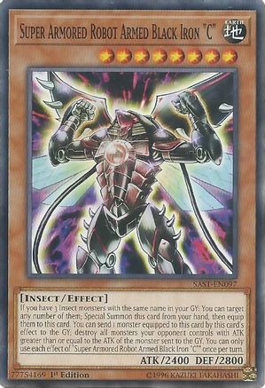 Super Armored Robot Armed Black Iron "C" (Common) (SAST-EN097) - Savage Strike Unlimited
