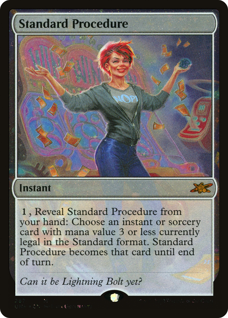 Standard Procedure (Galaxy Foil) (UNF-287) [Unfinity] Foil