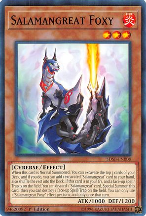 Salamangreat Foxy (Common) (SDSB-EN008) - Structure Deck: Soulburner 1st Edition