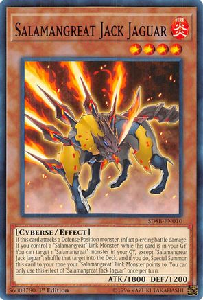 Salamangreat Jack Jaguar (Common) (SDSB-EN010) - Structure Deck: Soulburner 1st Edition