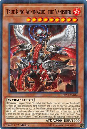 True King Agnimazud, the Vanisher (Common) (SDSB-EN014) - Structure Deck: Soulburner 1st Edition