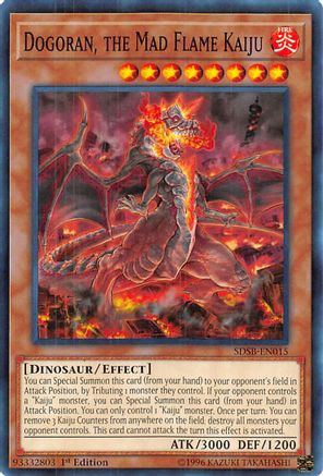 Dogoran, the Mad Flame Kaiju (Common) (SDSB-EN015) - Structure Deck: Soulburner 1st Edition