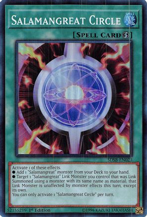 Salamangreat Circle (Super Rare) (SDSB-EN023) - Structure Deck: Soulburner 1st Edition