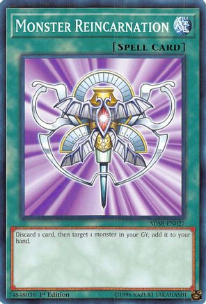 Monster Reincarnation (Common) (SDSB-EN027) - Structure Deck: Soulburner 1st Edition