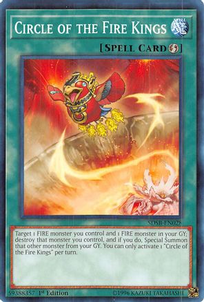 Circle of the Fire Kings (Common) (SDSB-EN028) - Structure Deck: Soulburner 1st Edition