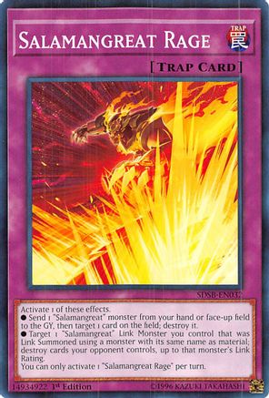 Salamangreat Rage (Common) (SDSB-EN032) - Structure Deck: Soulburner 1st Edition