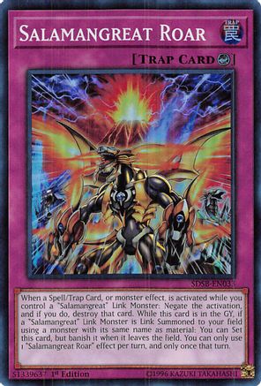 Salamangreat Roar (Super Rare) (SDSB-EN033) - Structure Deck: Soulburner 1st Edition