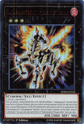 Salamangreat Miragestallio (Ultra Rare) (SDSB-EN042) - Structure Deck: Soulburner 1st Edition