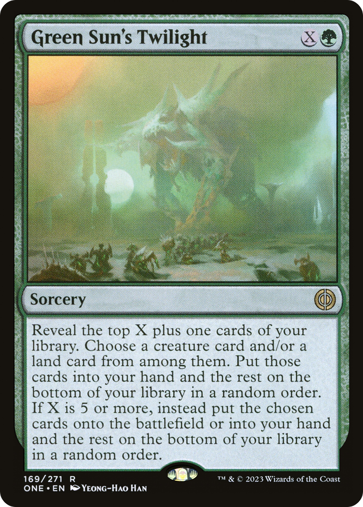 Green Sun's Twilight (ONE-169) [Phyrexia: All Will Be One]
