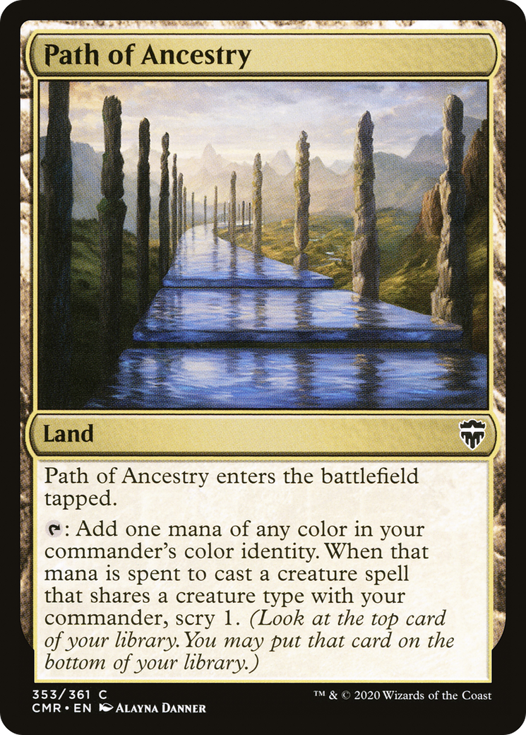 Path of Ancestry - Foil [Commander Legends]