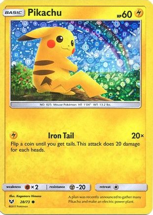 Pikachu (General Mills) (028/073) [Miscellaneous Cards & Products] Holofoil - Promo