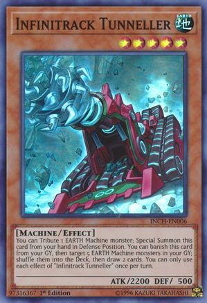 Infinitrack Tunneller (Super Rare) (INCH-EN006) - The Infinity Chasers 1st Edition