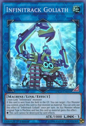 Infinitrack Goliath (Super Rare) (INCH-EN010) - The Infinity Chasers 1st Edition