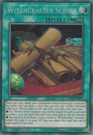 Witchcrafter Scroll (Secret Rare) (INCH-EN025) - The Infinity Chasers 1st Edition