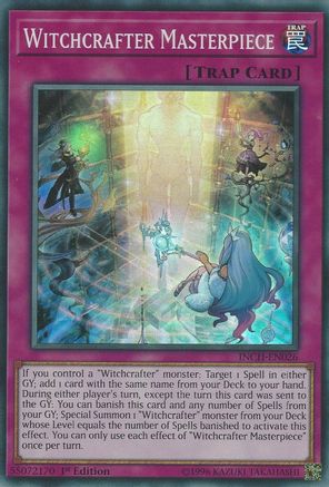 Witchcrafter Masterpiece (Super Rare) (INCH-EN026) - The Infinity Chasers 1st Edition