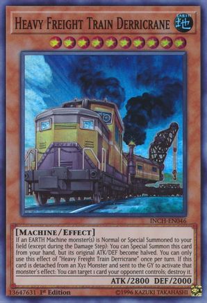 Heavy Freight Train Derricrane (Super Rare) (INCH-EN046) - The Infinity Chasers 1st Edition