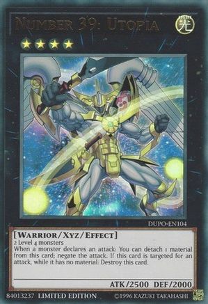 Number 39: Utopia (Ultra Rare) (DUPO-EN104) - Duel Power Limited