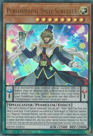 Performapal Smile Sorcerer (Ultra Rare) (DUPO-EN012) - Duel Power Unlimited