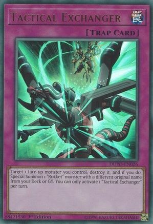 Tactical Exchanger (Ultra Rare) (DUPO-EN026) - Duel Power 1st Edition