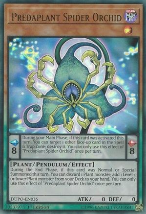 Predaplant Spider Orchid (Ultra Rare) (DUPO-EN035) - Duel Power Unlimited