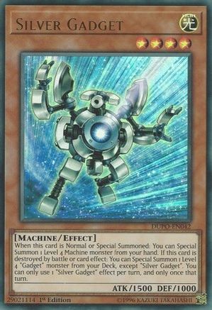 Silver Gadget (Ultra Rare) (DUPO-EN042) - Duel Power 1st Edition
