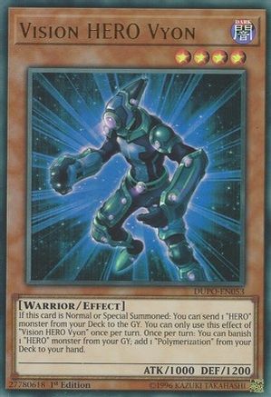 Vision HERO Vyon (Ultra Rare) (DUPO-EN053) - Duel Power 1st Edition