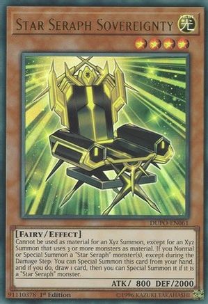 Star Seraph Sovereignty (Ultra Rare) (DUPO-EN061) - Duel Power Unlimited