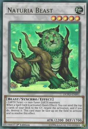 Naturia Beast (Ultra Rare) (DUPO-EN091) - Duel Power Unlimited