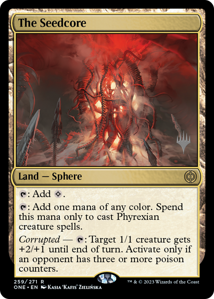 The Seedcore (PPONE-259) [Promo Pack: Phyrexia: All Will Be One Promos]