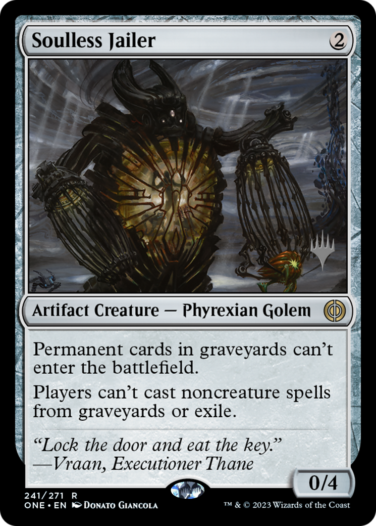 Soulless Jailer (PPONE-241) [Promo Pack: Phyrexia: All Will Be One Promos]