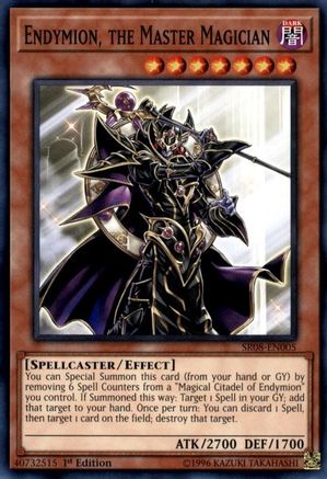 Endymion, the Master Magician (Common) (SR08-EN005) - Structure Deck: Order of the Spellcasters 1st Edition