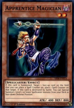 Apprentice Magician (Common) (SR08-EN014) - Structure Deck: Order of the Spellcasters 1st Edition