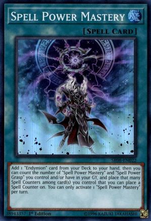 Spell Power Mastery (Super Rare) (SR08-EN022) - Structure Deck: Order of the Spellcasters 1st Edition