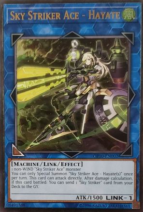 Sky Striker Ace - Hayate (Ultimate Rare) (OP10-EN002) - OTS Tournament Pack 10 Unlimited