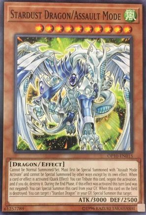 Stardust Dragon/Assault Mode (Common) (OP10-EN015) - OTS Tournament Pack 10 Unlimited