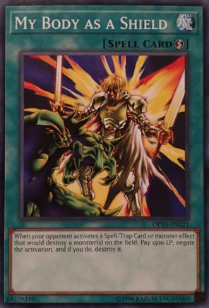 My Body as a Shield (Common) (OP10-EN021) - OTS Tournament Pack 10 Unlimited