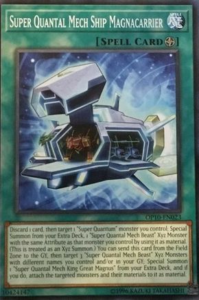 Super Quantal Mech Ship Magnacarrier (Common) (OP10-EN023) - OTS Tournament Pack 10 Unlimited