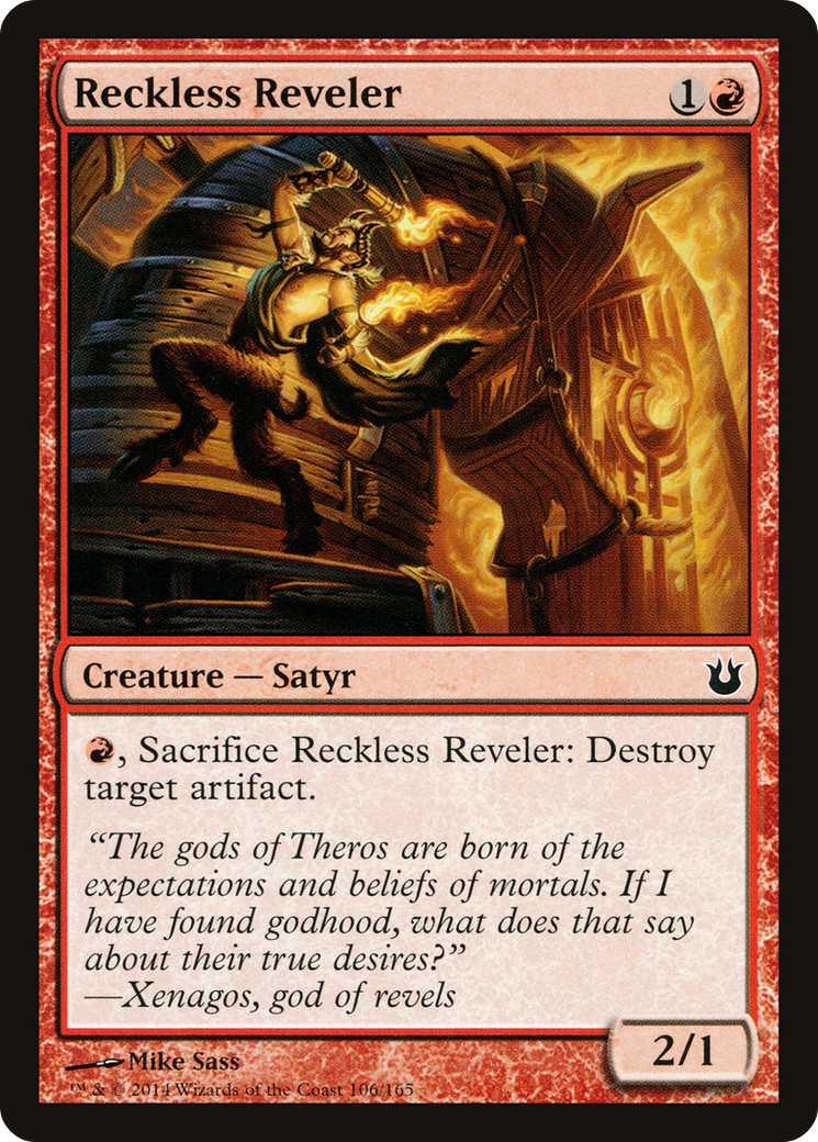 Reckless Reveler (BNG-106) [Born of the Gods]