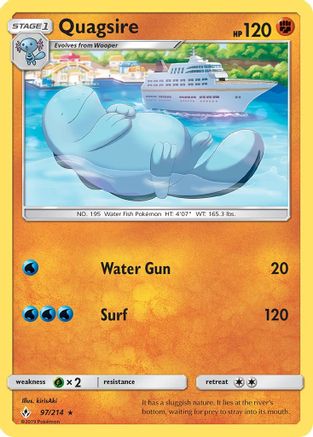 Quagsire (097/214) [SM  Unbroken Bonds] - Rare