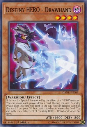 Destiny HERO - Drawhand (Common) (DANE-EN009) - Dark Neostorm 1st Edition
