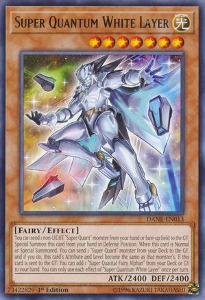 Super Quantum White Layer (Rare) (DANE-EN013) - Dark Neostorm 1st Edition
