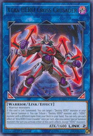 Xtra HERO Cross Crusader (Rare) (DANE-EN045) - Dark Neostorm 1st Edition