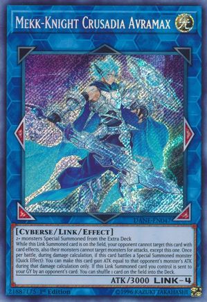 Mekk-Knight Crusadia Avramax (Secret Rare) (DANE-EN047) - Dark Neostorm Unlimited